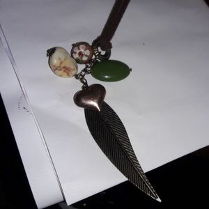 Necklace with multiple charms